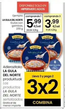 Eroski LA GULA DEL NORTE Gulas con gambas oferta