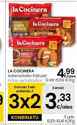 Eroski LA COCINERA Adierazitako frijituak oferta