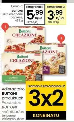 Eroski BUITONI Pizza creazione caprese oferta