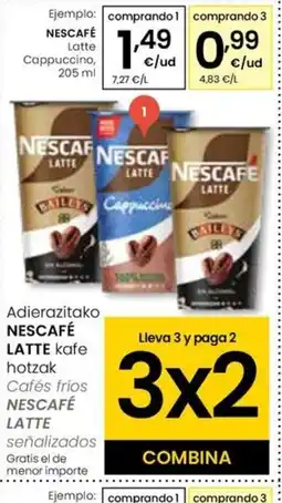 Eroski NESCAFÉ Latte Cappussico oferta