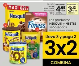 Eroski NESTLÉ Cereal Fitness de chocolate negro oferta