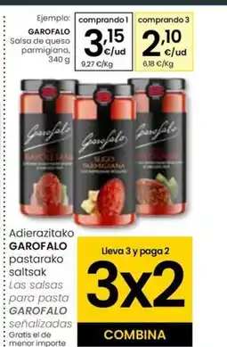 Eroski GAROFALO Salsa de queso parmigiana oferta