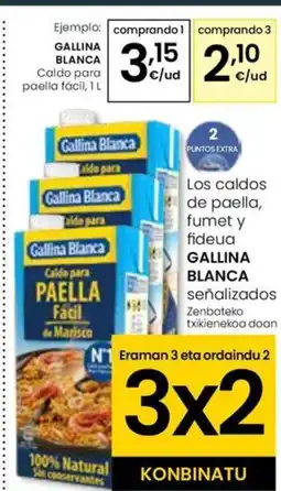 Eroski GALLINA BLANCA Caldo para paella fácil oferta