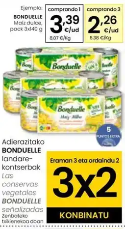 Eroski BONDUELLE Maíz dulce oferta