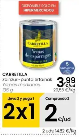 Eroski CARRETILLA Zainzuri-punta ertainak oferta