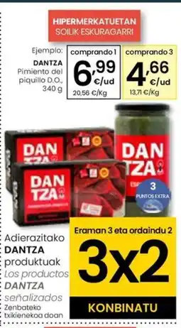 Eroski DANTZA Pimiento del piquillo D.O oferta