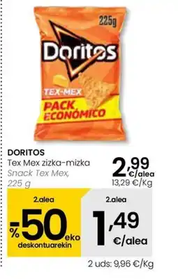 Eroski DORITOS Tex Mex zizka-mizka oferta