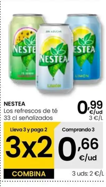 Eroski NESTEA Los refrescos de té oferta