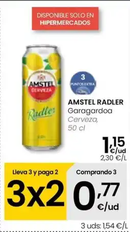 Eroski AMSTEL RADLER Garagardoa oferta