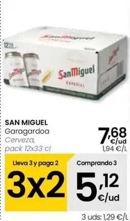 Eroski SAN MIGUEL Garagardoa oferta