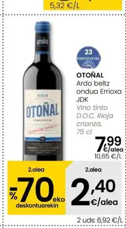 Eroski OTOÑAL Ardo beltz ondua Errioxa JDK oferta