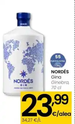 Eroski NORDÉS Gina Ginebra oferta