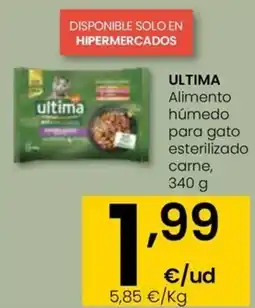 Eroski ULTIMA Alimento húmedo para gato esterilizado oferta