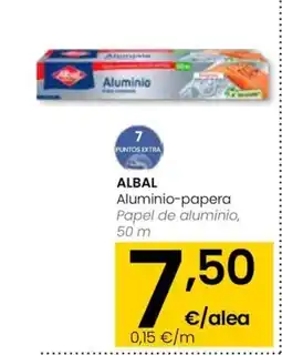 Eroski ALBAL Aluminio-papera oferta
