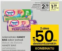 Eroski HANDY BAG Bolsa basura antigoteo oferta