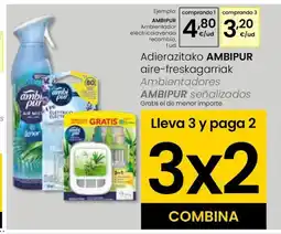 Eroski AMBIPUR Ambientador eléctricolavanda recambio oferta