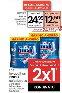 Eroski FINISH Lavavajillas quantum oferta