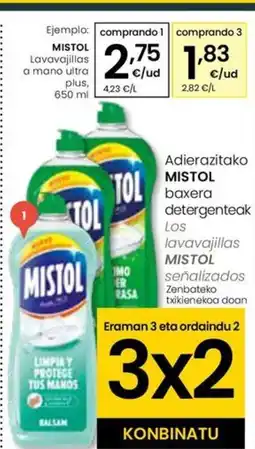 Eroski MISTOL Lavavajillas o mano ultra oferta