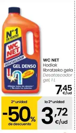 Eroski WC NET Hodiak libratzeko gela oferta