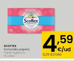 Eroski SCOTTEX Komuneko papera oferta