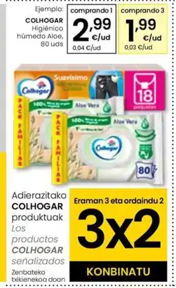 Eroski COLHOGAR Higiénico húmedo Aloe oferta