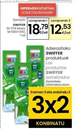 Eroski SWIFFER SK OTB Mopa SK+(8D+3W) oferta