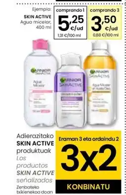 Eroski SKIN ACTIVE Agua micelar oferta