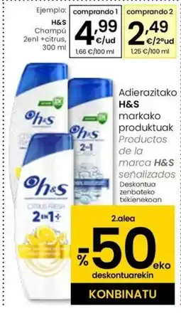 Eroski H&S Champú oferta