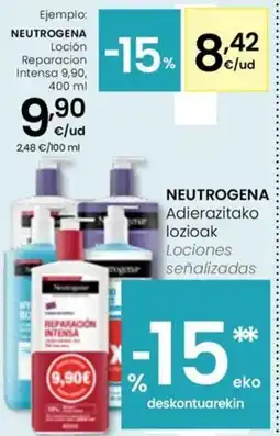 Eroski NEUTROGENA Loción Reparacion Intensa oferta