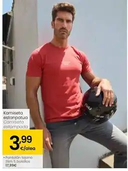 Eroski Kamiseta estanpatua oferta