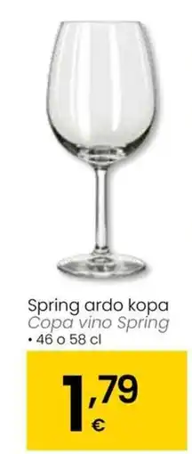 Eroski Spring ardo kopa oferta