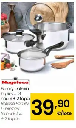 Eroski MAGEFESA Family bateria 5 oferta