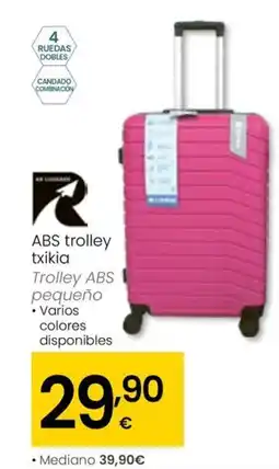 Eroski ABS trolley txikia oferta