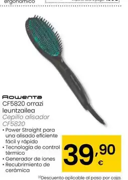 Eroski ROWENTA CF5820 orrazi leuntzailea oferta
