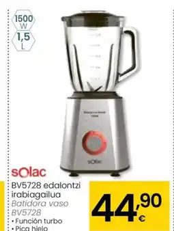 Eroski SOLAC BV5728 edalontzi irabiagailua oferta