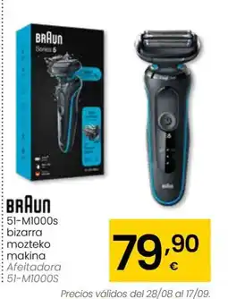 Eroski BRAUN 51-M1000s bizarra mozteko makina oferta