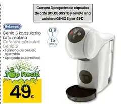 Eroski DELONGHI Genio S kapsulazko kafe makina oferta