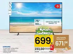 Eroski SAMSUNG Tv Led UHD TU75U7005F oferta