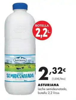 Supermercados Lupa ASTURIANA Leche semidesnatada oferta