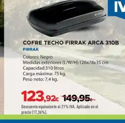 Aurgi Cofre techo firrak arca 310b oferta
