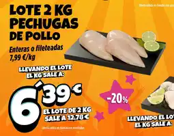 AhorraMas Pechugas de pollo oferta