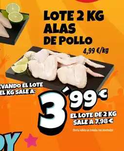 AhorraMas Alas de pollo oferta