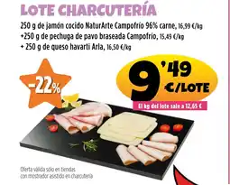 AhorraMas Lote charcutería oferta