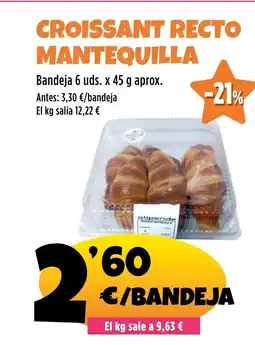 AhorraMas Croissant recto mantequilla oferta