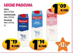 AhorraMas PASCUAL Leche oferta