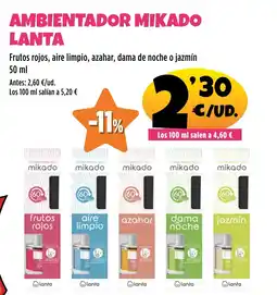 AhorraMas Ambientador mikado lanta oferta