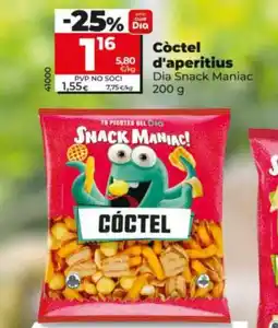 Dia Còctel d'aperitius oferta
