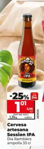 Dia Cervesa artesana Session IPA oferta