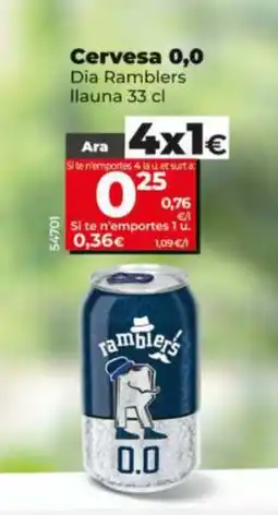 Dia Cervesa 0,0 oferta