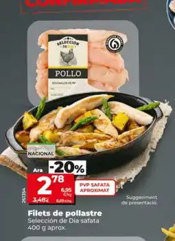 Dia Filets de pollastre oferta